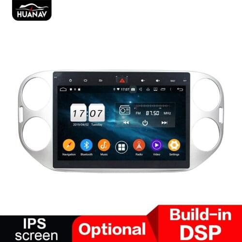 DSP Android 9.0 GPS Navigation Car DVD player for VW Tiguan 2013-2015 auto radio auto stereo player head uint multimedia 4+64GB