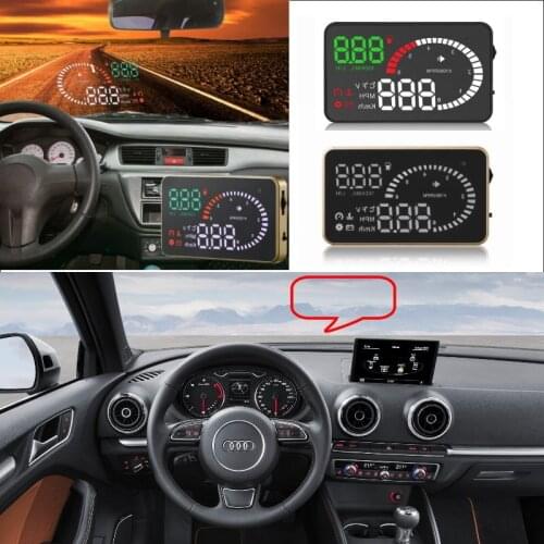 Car HUD Head Up Display For Audi A3/A4/A5/A6/Q5/Q7 2010-2019 Car Head-up Display Digital Virsual Screen Projector Windshield