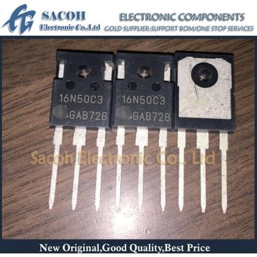 Free Shipping 10Pcs SPW16N50C3 16N50C3 16N50 TO-247 16A 500V N-ch Power MOSFET