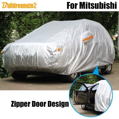 Buildreamen2 Car Cover Sun Rain Snow Resistant Cover Waterproof For Mitsubishi Grandis Space Endeavor Pajero Diamante Outlander