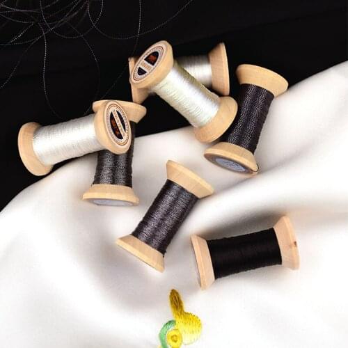 Black and white series of Gold thread/French embroidery thread/embroidery spool/colorful gold embroidery thread /50 meters/roll