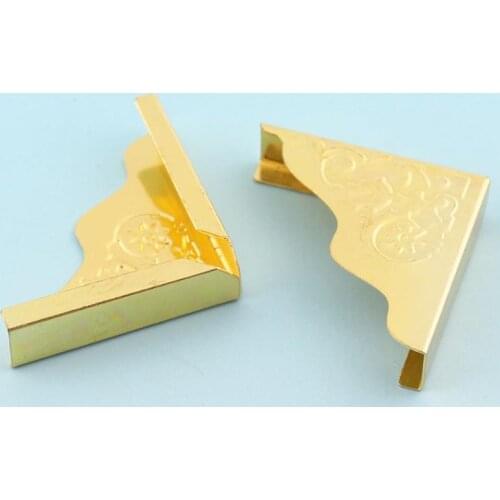 Decorative Book Corner Protector Embossed 16pcs Metal Scrapbooking Albums Menus Folders Tips Retro Case Bracket