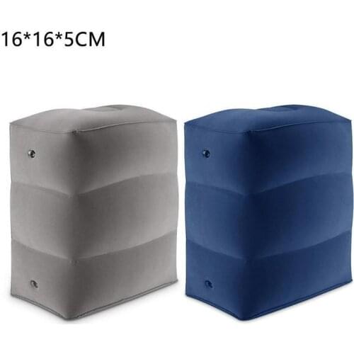 55 Kids Flight Sleeping Resting Pillow On Airplane Car Bus Pillow Inflatable Travel Foot rest Pillow Foot Pad