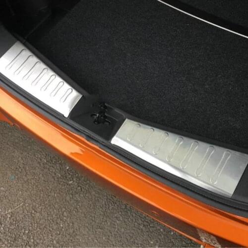 For Nissan Note E12 E-power 2016-2019 Stainless Steel Car styling Rear Bumper Protector Sill Trunk Tread Plate Trim