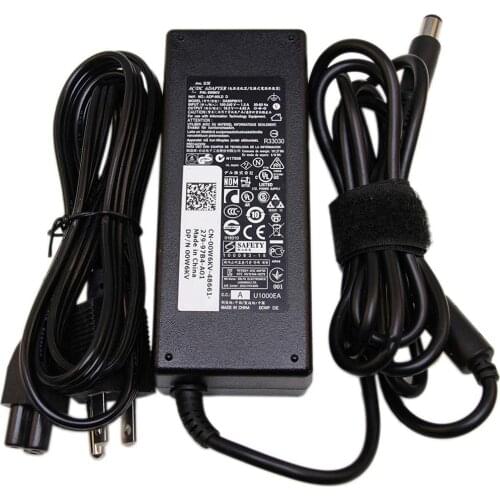 Huiyuan Compatible with Dell 90W AC Adapter Laptop 1545 1555 1564 1570 1520 1521 1525 1526 Plug 90W