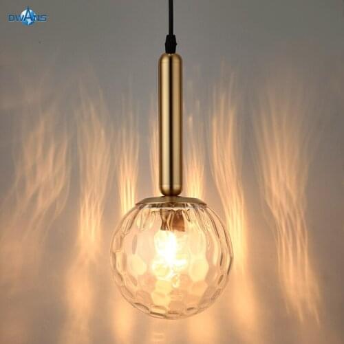 Indoor Lighting Modern Home Decoration Living Room Bedroom Hotel Iron Glass Hight Quality Hanging Pendant Lamp