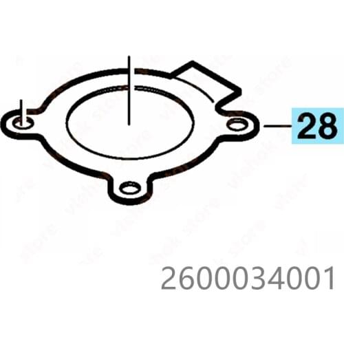 Sheet metal cover for BOSCH GSS14 GSS16A 1289D 2600034001 Orbital Sander Power Tool Accessories Electric tools part