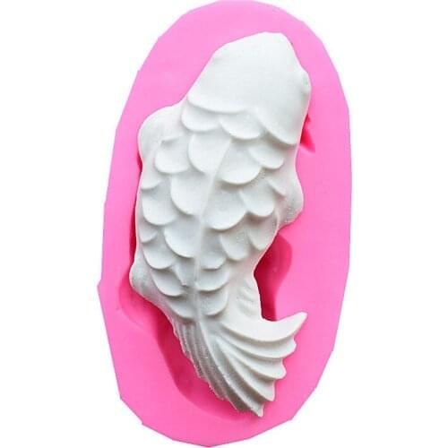 New Arrival Carp Shape Silicone Cake Mould Chocolate Cupcake Decoration Tool Fondant Cake Decorating Tools Baking Tool SQ17142
