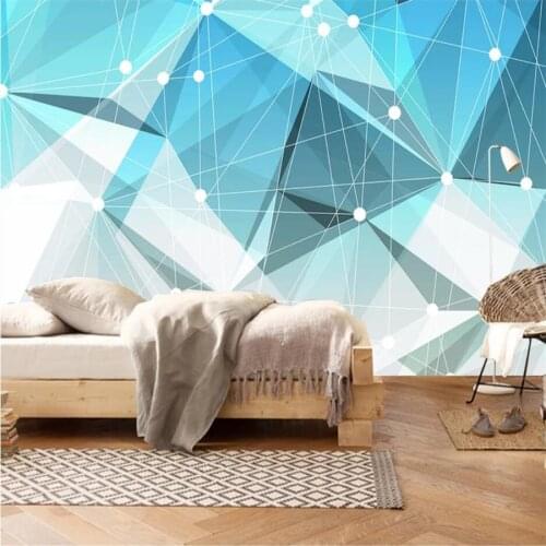Papel de pared Custom wallpaper 3d mural abstract solid geometry living room TV background wall image wall living room wallpaper