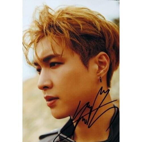 Signed EXO LAY autographed photo TDON`T MESS UP MY TEMPO 6 versions 4*6 112018