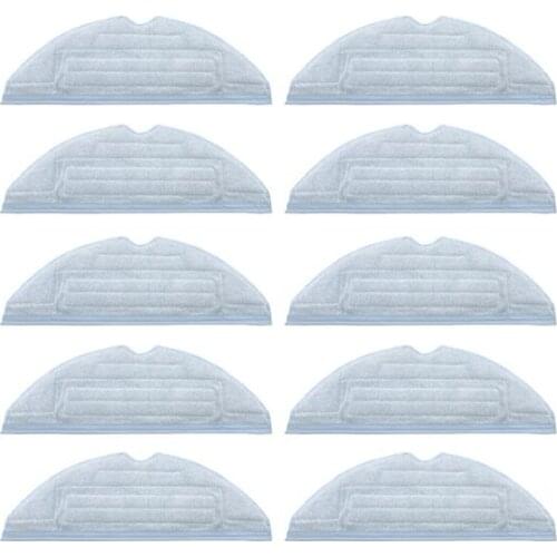 SANQ 10 Pcs Replacement Mop Rag Compatible for Xiaomi Roborock S7/T7 Plus,Robotic Vacuum Cleaner Spare Parts