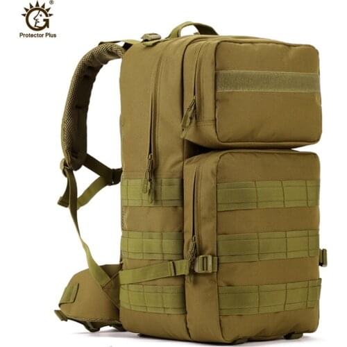 55L Tactical backpack 17 Inch laptop Molle Army Military Backpack Waterproof Hiking Camping Bag Rucksack Travel Back Pack