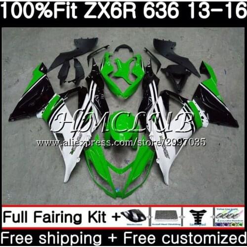 Injection For KAWASAKI NINJA Stock green ZX-636 ZX-6R 2013 2014 2015 2016 52HC.7 ZX 636 600CC ZX 6R ZX6R 13 14 15 16 Fairings