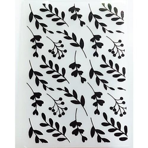 YINISE Plastic Embossing Folders For Scrapbook Stencils Leaves DIY Photo Album Paper Cards Making Craft Scrapbooking Tools Mold