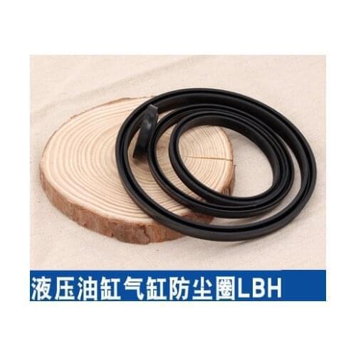 10pcs J-type piston rod dust ring cylinder seal ring for LBH rubber hydraulic shaft 11.2-48mm