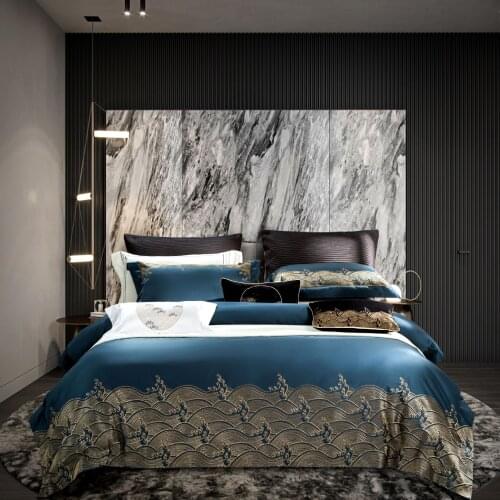 1400TC Egyptian Cotton Bedding Set King Size Luxurious Duvet Cover Bed Linen Euro Bed Sets Bedclothes