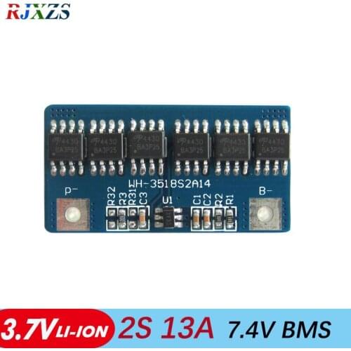 2S 13A Li-ion 8.4V 18650 DIY BMS PCM battery protection board bms pcm for li-ion lipo battery cell pack