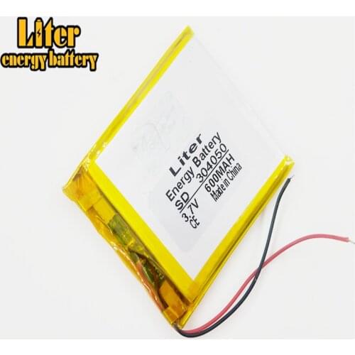 304050 3.7V 600MAH lithium polymer battery 034050 MP4 MP5 screen handwriting