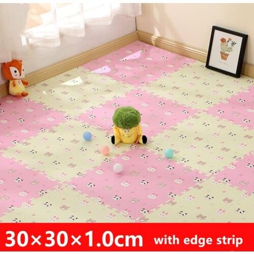 8/16 Pcs Soft Cartoon Kids Rug Baby Play Mat Toys Eva Foam Infant Developing Mat Rug Puzzle Interlock Floor Mats 30*30 CM