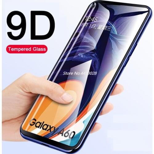 9D Tempered Glass for Samsung Galaxy A60 A10 A20 A30 A40 A50 A70 A80 A90 A 20 30 40 50 60 70 80 90 Protective Screen Protector