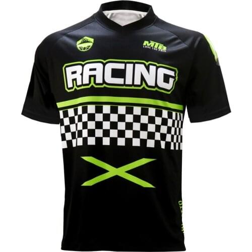 Hot Sale MTB Racing team Motocross , mountain bikemotorcycle Moisture absorption and perspiration jersey, Short sleeve T-shirt