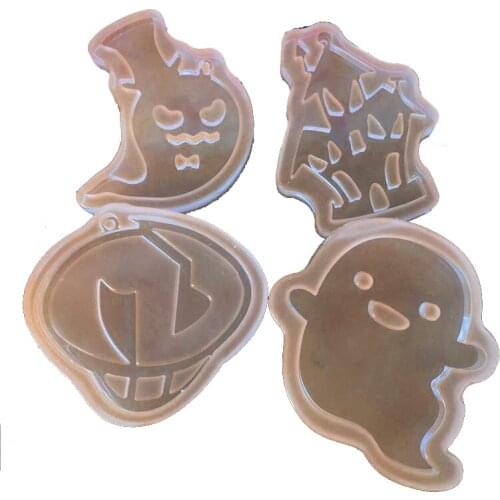 Halleween Gost Florets Cooking Tools Silicone Mold For Baking Of Kitchen Accessories Bakery Fondant Sugar Craft Cake Decorating