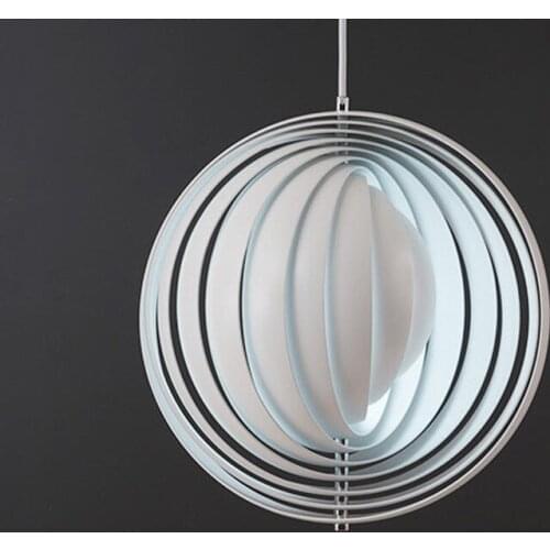 Postmodern minimalist rotating the moon droplight a buffet restaurant light sitting room bedroom LED round droplight