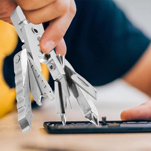 Multifunctional Foldable Pliers Integrated EDC Tool Outdoor Camping Folding Knife Pliers Multi-Tool Cable Wire Cutter