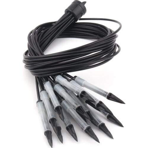 2pc 16 Heads Dripper Set Horticulture Bonsai Potted Flower Drip Irrigation System Drip Arrow Emitters Sprinkler Plants Irrigator