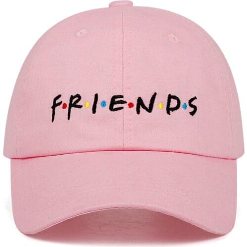 2019 new fashion FRIENDS embroidered baseball cap couple universal dad hat cotton outdoor sun hats casual golf caps