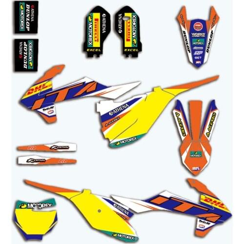For KTM SX 85 Complete Graphics Sticker Decals For KTM SX85 2018 2019 2020 Fork Guard Fender Tank Fairing Decals