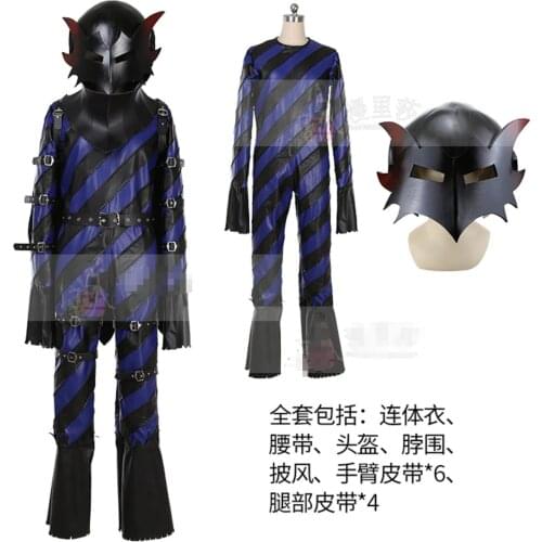 Full set Game Persona 5 Goro Akechi cosplay costume jumpsuit costume custom made