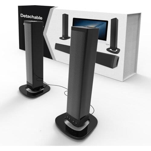 Smalody Newest Sound Blaze detachable 2.0 Bluetooth Speaker Portable Wireless Speaker 20W High Power TV Computer Speaker