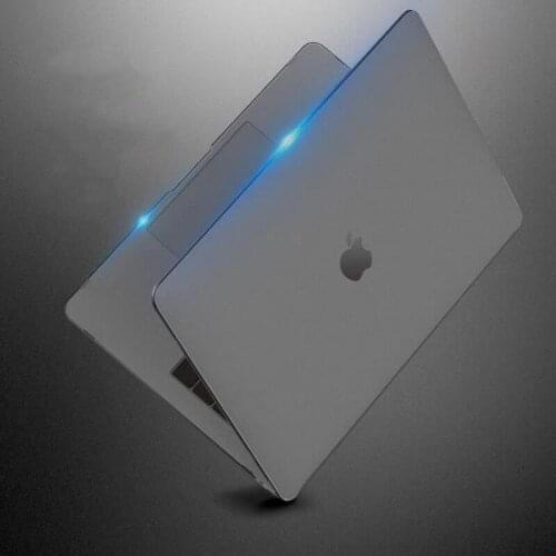 Transparent matte Case Laptop Case for Apple MacBook Air Pro 13 12 15 16 Inch Case A1932 A1466 A1706 A2141 Cover with Touch Bar