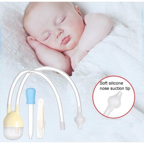 Pcs/set Newborn Baby Safety Nose Cleaner Kids Vacuum Suction Children Nasal Aspirator Set Medicine Dropper Accessories Baby Care