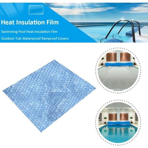 1PC Swimming Pool Heat Preservation Cover Heat Insulation Swim Pool Cover Thermal Insulation Pool Film Rainproof Swimming Pool