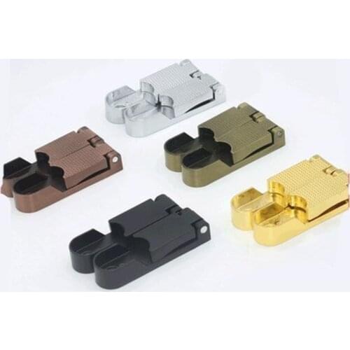 Zinc Alloy Clothes Hanging Rod Holder flap clothing Flange Closet Hang Support Tube Bracket Furniture Hardware Accessories Tool