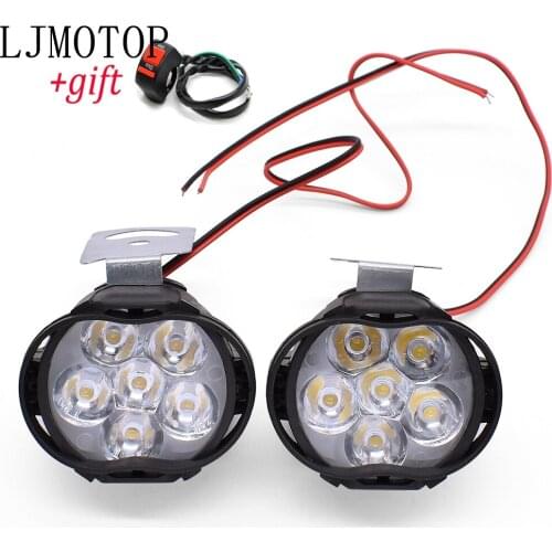 Hot Motorcycle Led Lamps Waterproof Fog Spot Headlight 10W With Switch For Yamaha FZ8 fz 1 09 6 fzr 400 FZ1 FZ6 FAZER xp 530 500