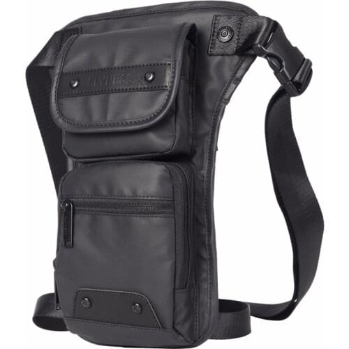 Men Oxford Drop Leg Bag Fanny Pack Thigh Bag Military Shoulder Pocket Travel Male Waist Hip Motorcycle Bag