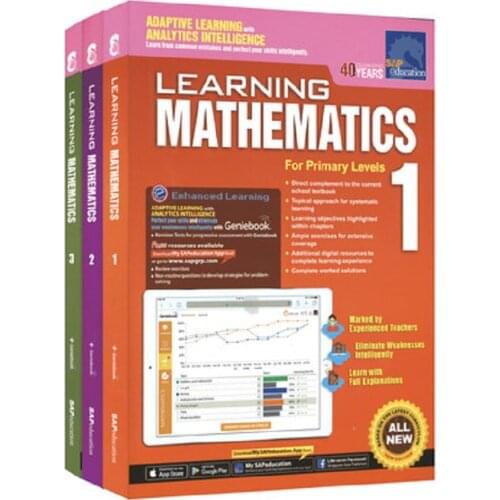 3 Books /Set SAP Learning Mathematics Book Grade 1-3 Children Learn Math Books Singapore Primary School Mathematics Textbook