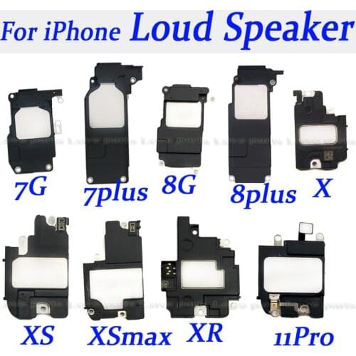 5pcs Loudspeaker For iPhone 7 8 Plus Sound Ringer Loud Speaker Flex Cable For iPhone X Xs XR 11 12 Pro Max mini Repair Parts