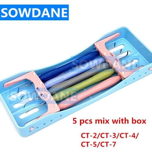 5pcs/set Dental Aesthetic restoration Set Composite Resin Filling Spatula Resin Filler set Dental Tool Restoration Spatula