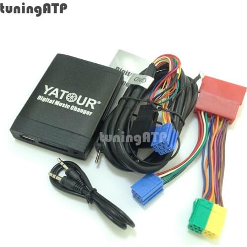 YATOUR Digital Music Changer USB SD AUX MP3 Adaptor For Audi Radio Chorus 2 Concert 1 Concert 2 Symphony 1 Symphony 2 RNS-D