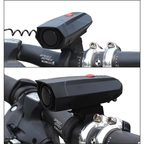 Electronic Bicycle Bell Cycling Horns Bike Bicycle Handlebar Ring Bell Horn Strong Loud Air Alarm Bell Sound Bike Horn Accessory