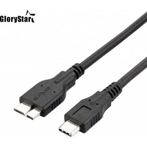 GloryStar USB 3.1 Type C Male to USB 3.0 Micro B Male Cable for Hard Drive Smartphone