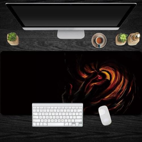 Mouse Pad Gamer XXL Black Anime Big Size Gamer Anti-slip Rubber Pad Play Mats Gaming for Keyboard Laptop Computer PC Speed Pad