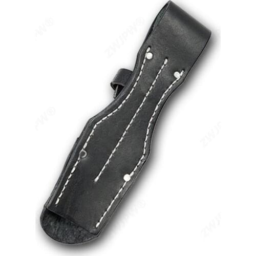 WW2 WWII 98K BAYONET FROG LEATHER KNIFE COVER SHEATH BLACK BROWN DE/107103