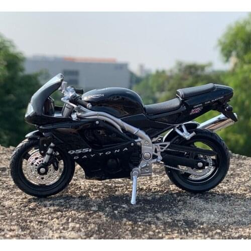 1:18 Diecast Vehicles Triumph 955i Heavy Locomotive Alloy Model Motorcycle Collection Ornaments Model Car Gifts for Children