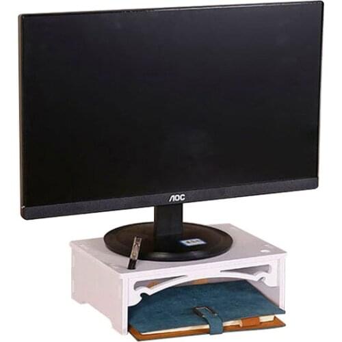 Desktop Multifunction PC Compute Laptop Stand Router Storage Racks TV Set Set-top Box Storage Shelf Neck Protective Racks