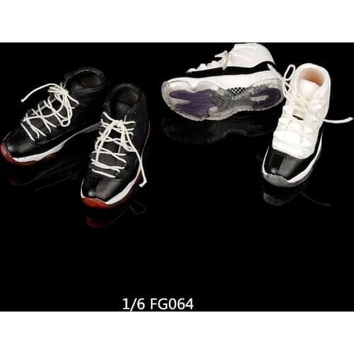 FG064 1/6 Scale Male Figure Accessory Basketball Shoes Hollow Inside Fashion Two-Color without Feet Model for 12'' Action Figure